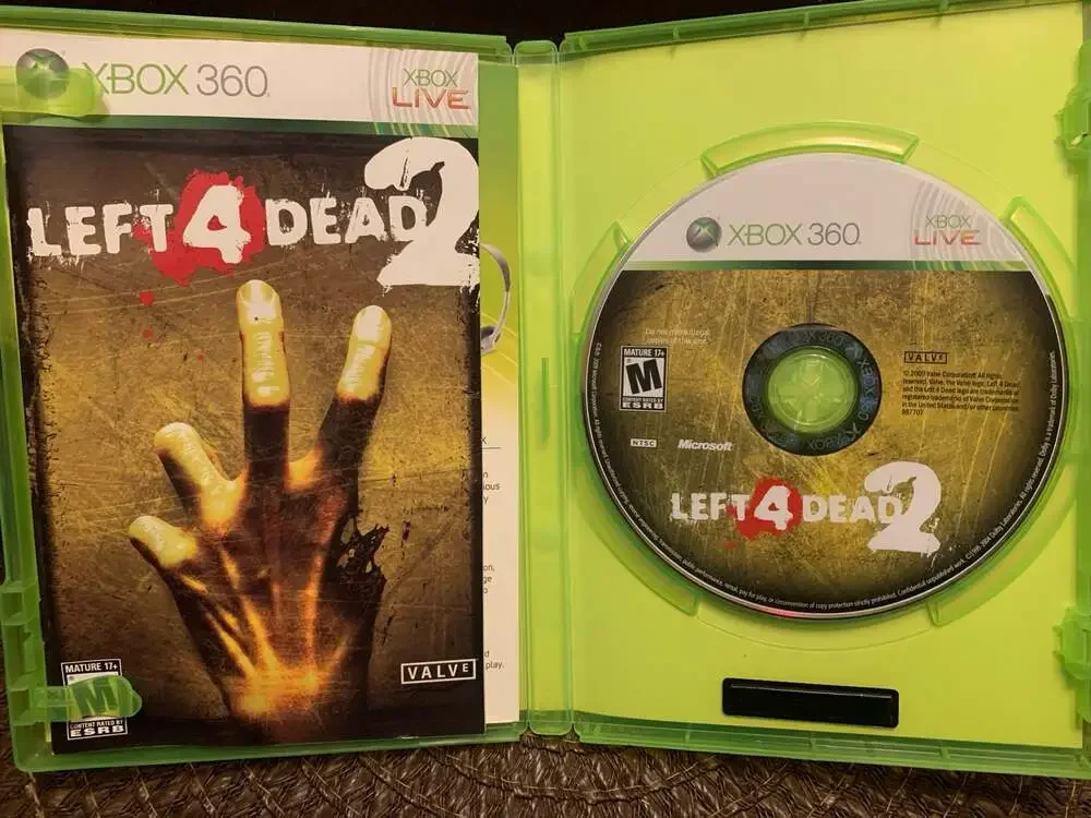 Left 4 Dead 2 Xbox 360 Video Game Complete with Case and Manual